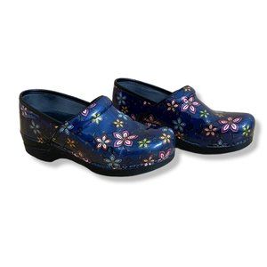 Dansko Womens  Floral  Clogs, Size 39/US 8.5-9